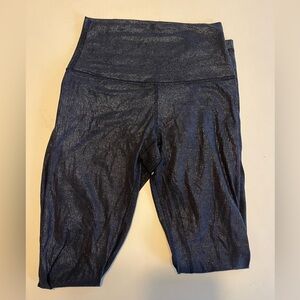 lululemon RIBBED BLACK SHINE Leggings